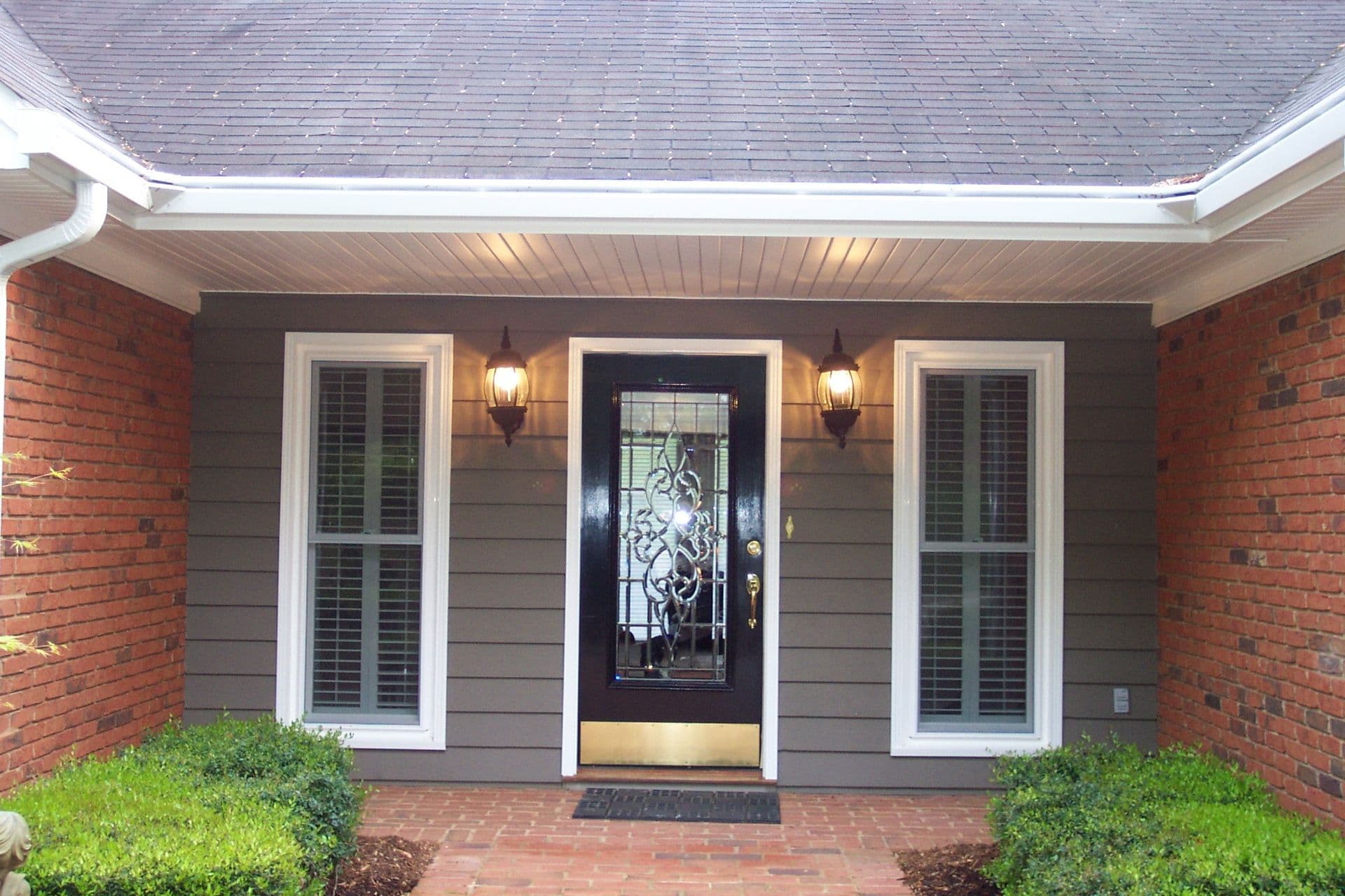 Front Door with Windows